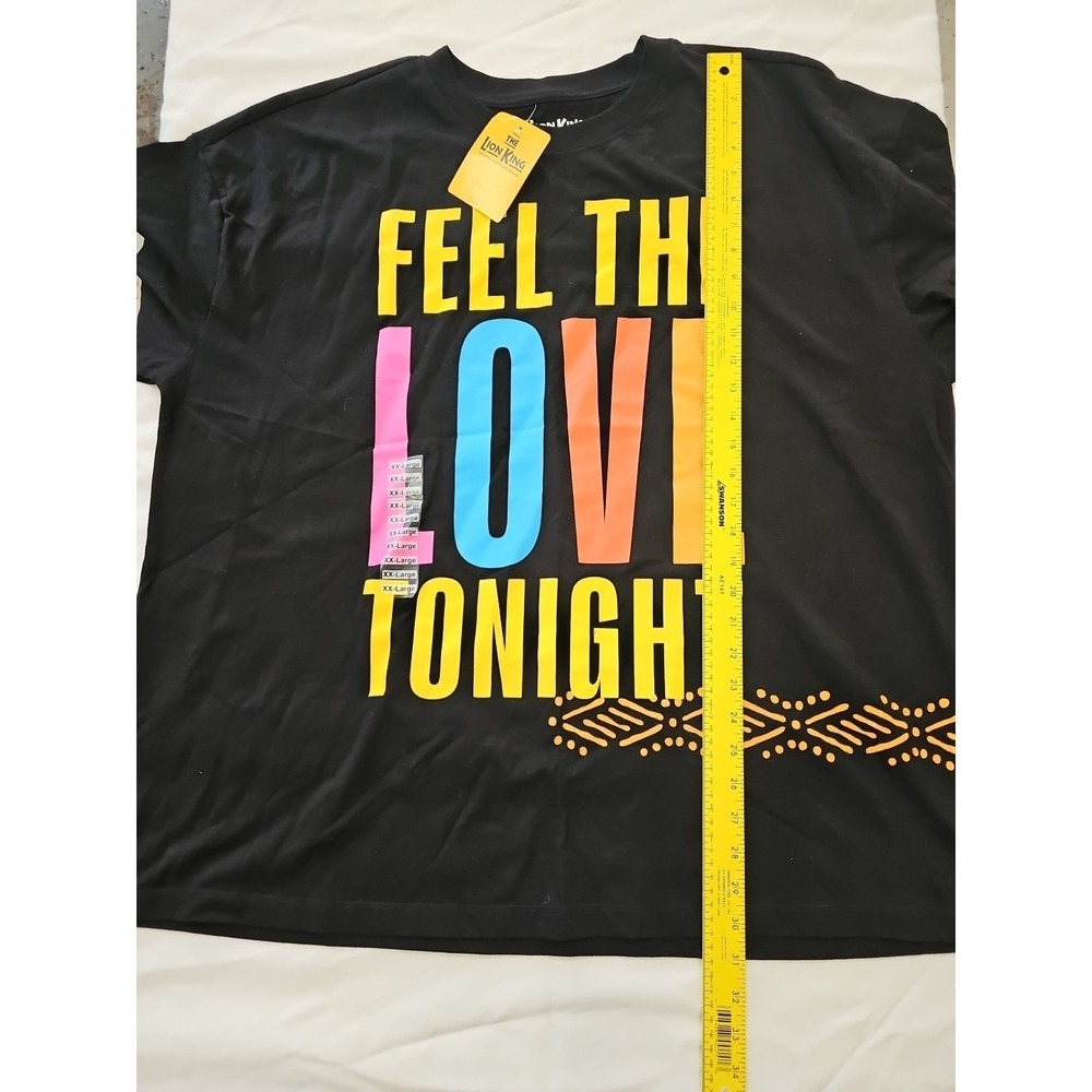 The Lion King Feel The Love Tonight Graphic T-Shirt Men's Size XXL
